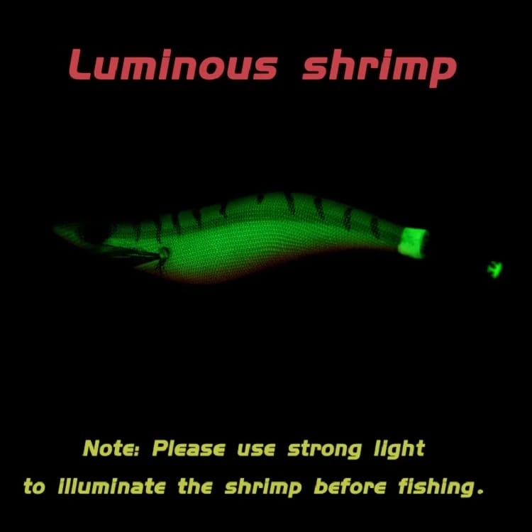 10PCS Luminous Shrimp Lure with Shrimp Bag